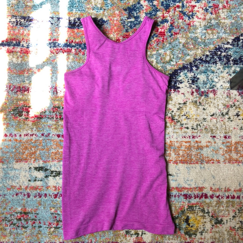 Lululemon Pink High Neck Tank